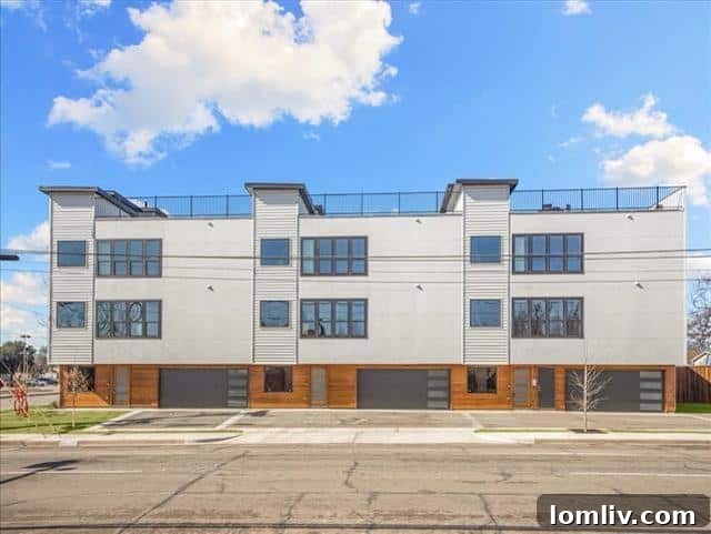 Experience the vibrant charm of North Oak Cliff with stunning skyline views from this modern townhome.