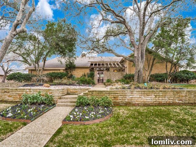 Caulfield Drive Home Exterior - Elegant North Dallas Property