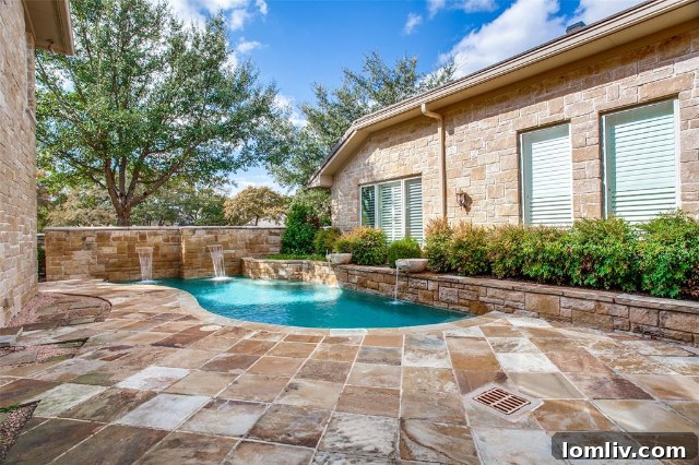 Spacious kitchen with modern appliances and open concept design