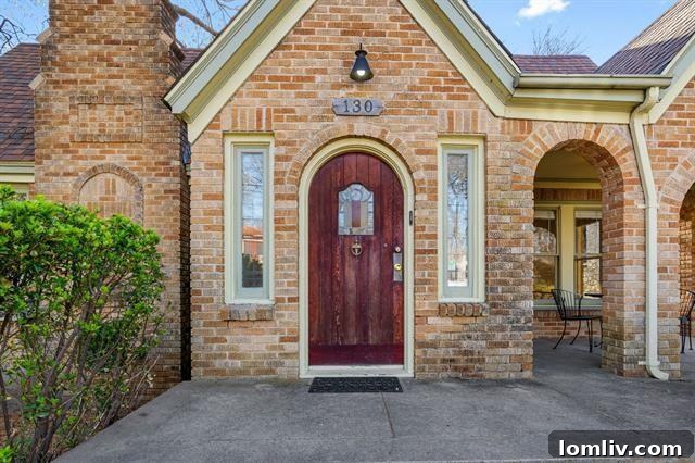 The quaint entrance of the Appian Way Tudor, highlighting its distinctive architectural elements and welcoming facade.