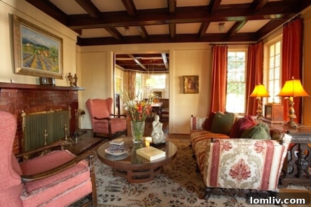 Elegant Living Room at Daisy Polk Inn