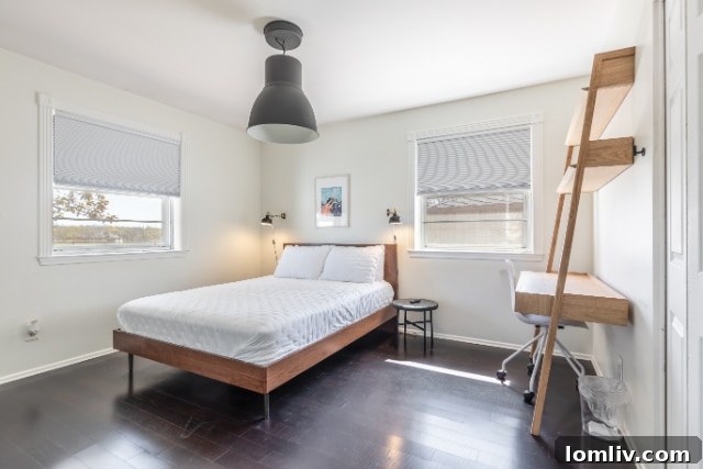 Cozy reading nook or home office space