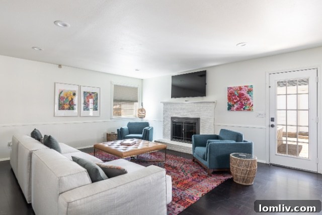 Comfortable guest bedroom