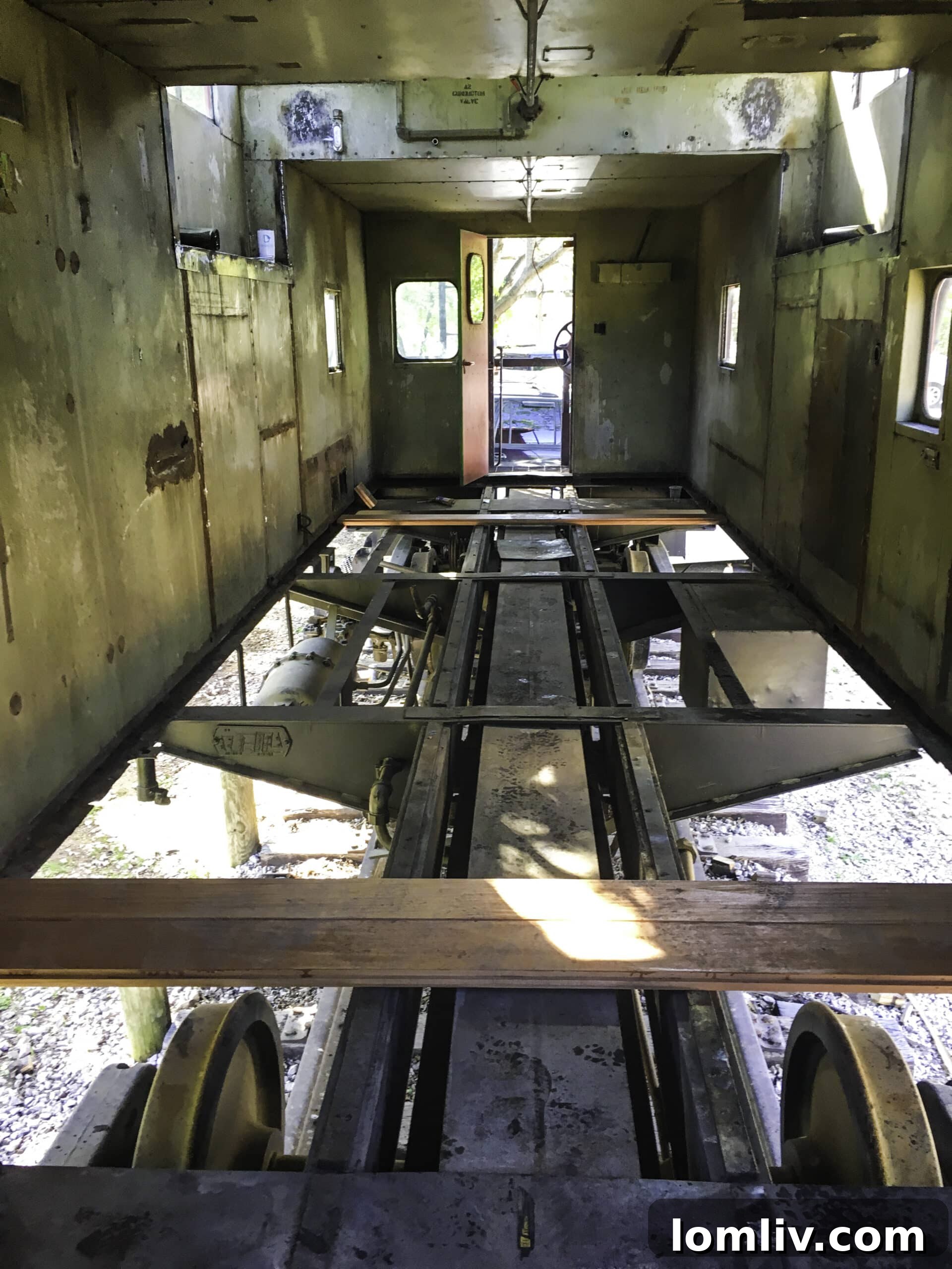 Caboose before restoration