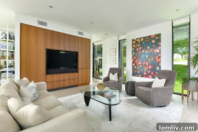 Luxurious Bathroom with Modern Fixtures and Abundant Natural Light