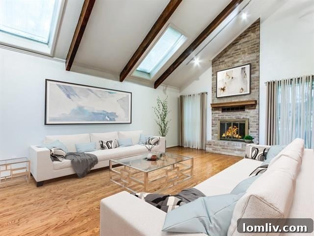 Spacious Living Areas with Hardwood Floors