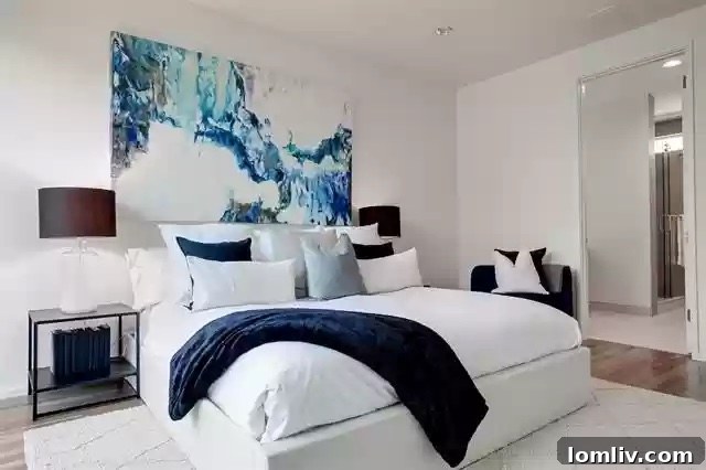 Two Coveted Oak Lawn Residences For Sale 17 Master bedroom with a chic design and access to a luxurious en-suite