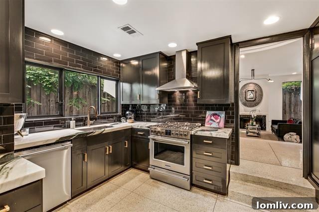 Two Coveted Oak Lawn Residences For Sale 6 Bright and spacious interior showcasing the open floor plan