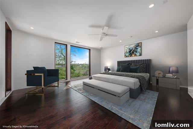 Discover Dallas Open Houses: Lower Greenville to Lake Highlands 11 Elegant master bathroom with modern fixtures and clean lines.