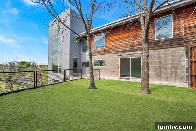 Discover Dallas Open Houses: Lower Greenville to Lake Highlands 8 Sleek, modern home exterior in the Urban Reserve community of Lake Highlands.