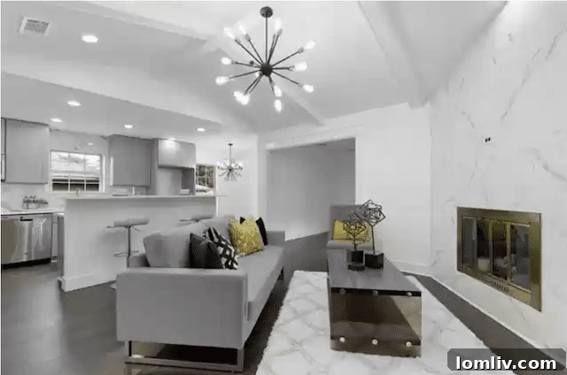 Uncover Lake Highlands: Unexpected Splurges and Smart Steals 11 Modern chef's kitchen with stainless steel appliances, ample cabinetry, and a convenient breakfast bar in the Lake Highlands steal