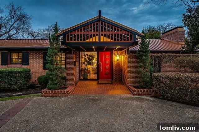 Elegant Midcentury Modern interior featuring unique furnishings and decor