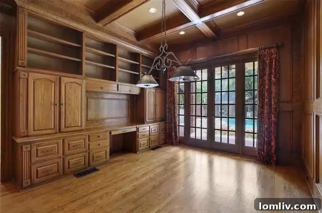 University Park's Georgian Jewel: Your Canvas for Custom Design 5 Elegant formal dining room with chandelier in a luxury Georgian home