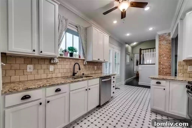Modern Kitchen in Historic Craftsman Home