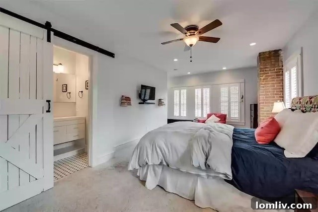 Upper Level Master Bedroom in Craftsman House