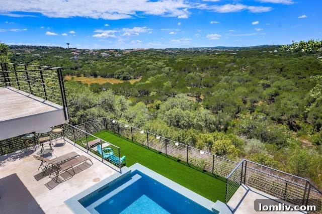 Above Clifftop Luxury Home Exterior - Austin Hill Country Views