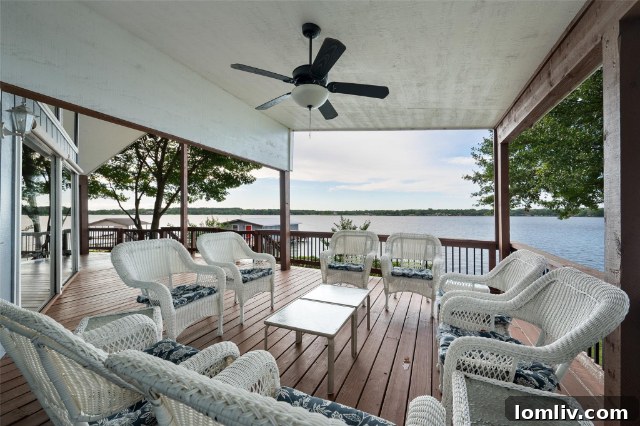 Panoramic Lake Views from Open Living Space