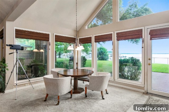 Spacious Living Area with Lake Views