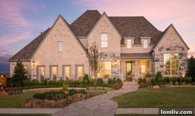 Highland Homes new construction in The Parks at Wilson Creek, a master-planned community in Celina, Texas