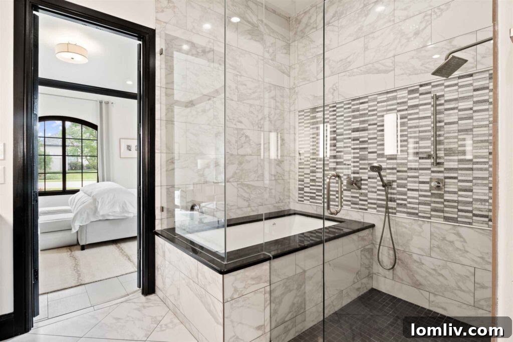 Spa-like Master Bathroom with Jetted Tub and Dual Sinks