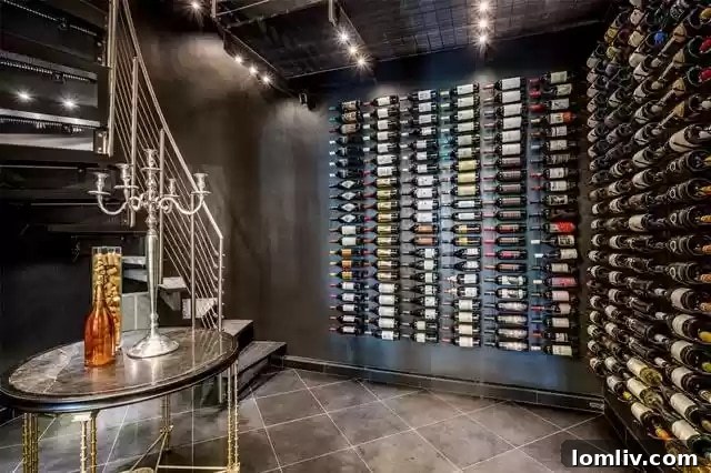 9520 Hathaway Street - Custom Three-Story Wine Cellar