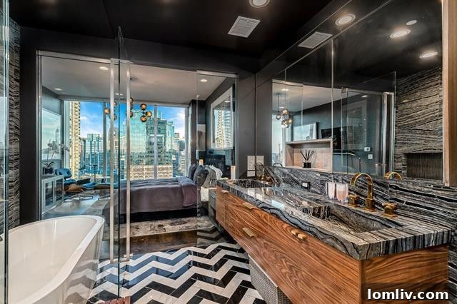 Luxury Lounge Area in Bleu Ciel Dallas