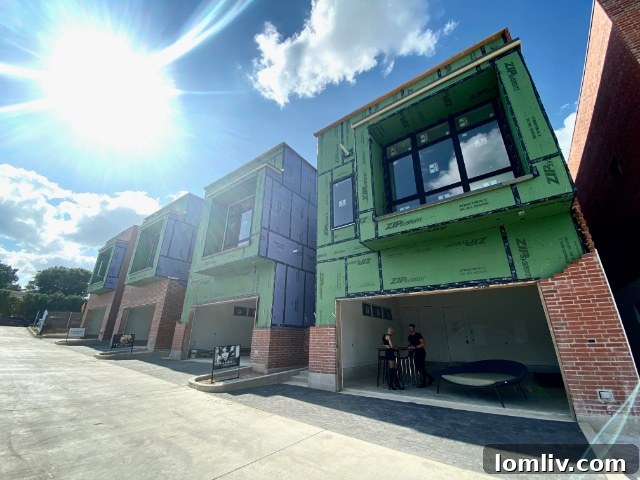 Contemporary kitchen design in a Kessler West luxury townhome