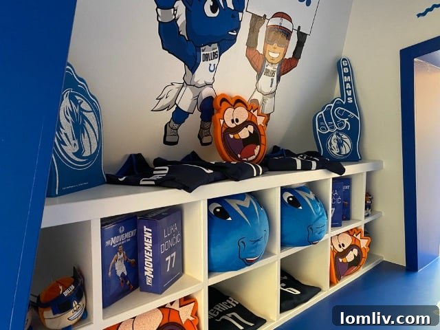 Dallas Mavericks Mascot HQ at Dallas CASA Parade of Playhouses