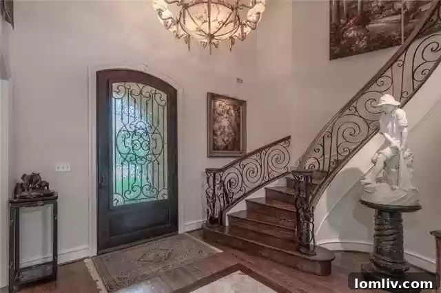 4832 Nashwood Lane Entryway Dallas Luxury Home