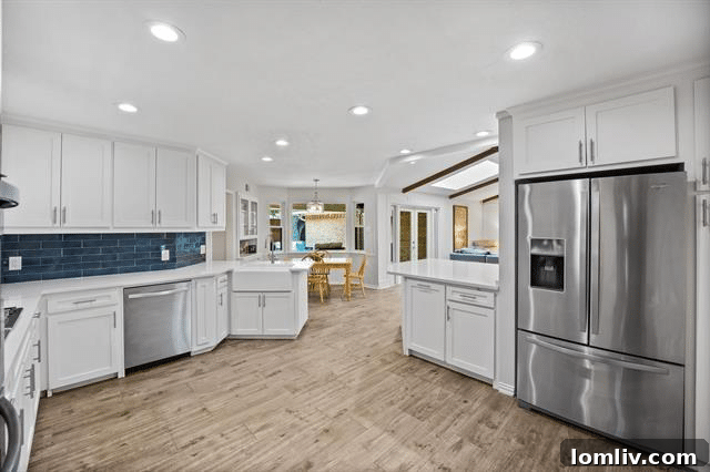 Spacious Living Area with Fireplace