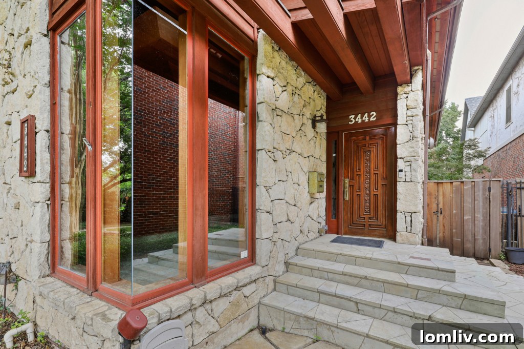 Elegant Foyer and Dining Room in University Park Home