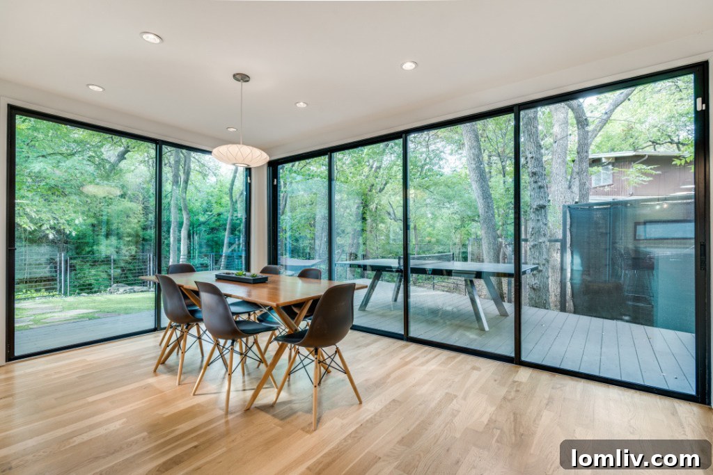 Modern home interior hallway