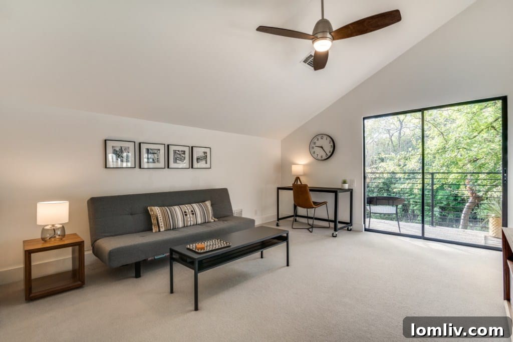 Interior view of modern home