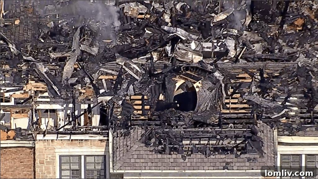 Pat Summerall's Southlake Estate After the Fire