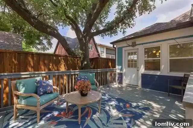 Inviting outdoor patio area perfect for relaxation and entertainment, extending the living space outdoors