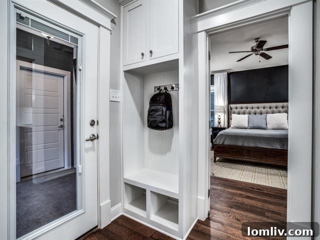 Functional Mudroom with Storage