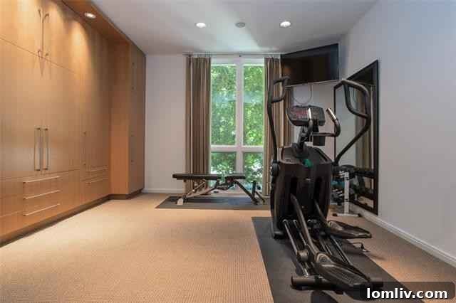 Spacious principal bedroom with seating area