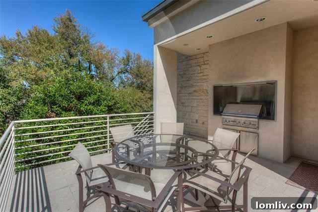 Private balcony off the principal bedroom
