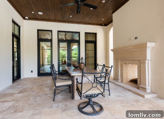 Envision Your Outdoor Oasis With Bella Custom Homes 5 Mediterranean Loggia framing a luxury pool in Dallas