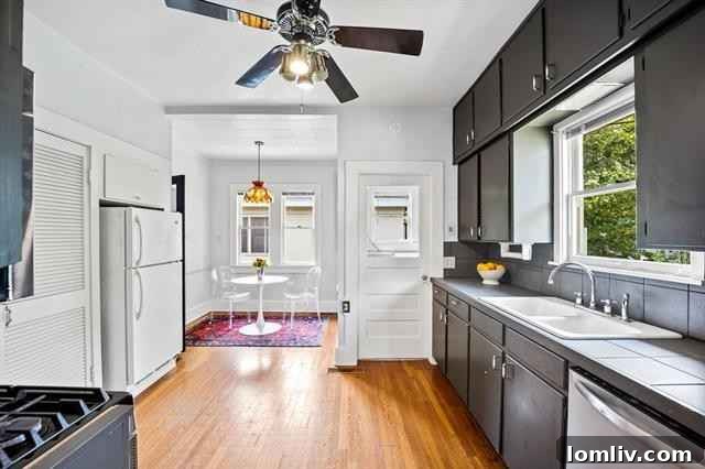 Dining Room with French Doors Mistletoe Heights
