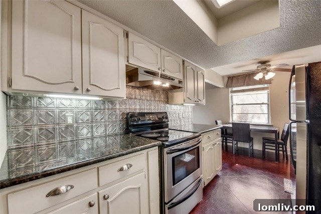 Cozy dining area with ample natural light