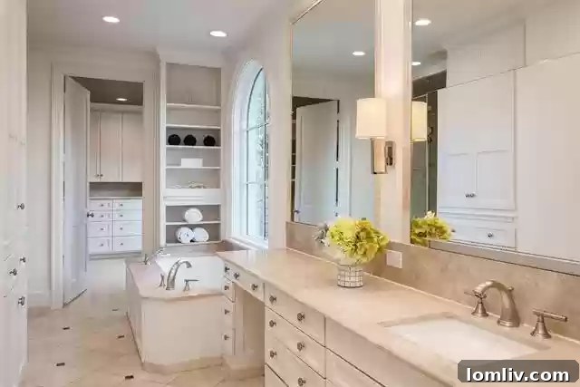 Elegant Principal Bathroom Vanity