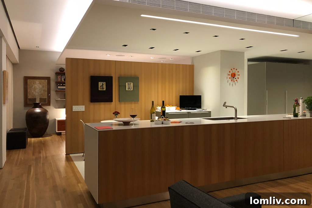 Modern interior design of Gold Crest residence by WELCH | HALL Architects