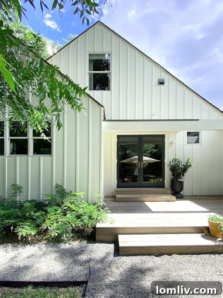 Interior of Kessler Park farmhouse, blending historic character with modern amenities