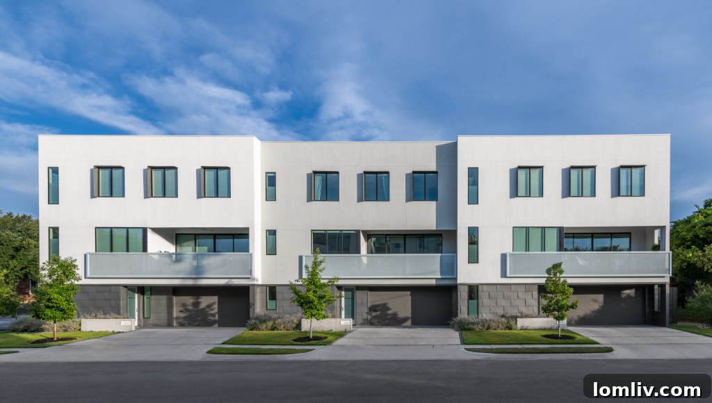 Modern Manett Townhomes exterior by Modern Living Dwellings