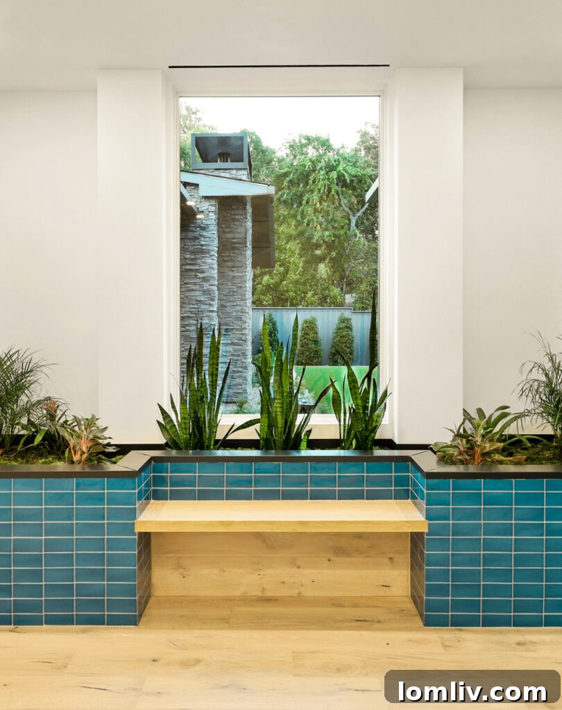 Ranch-style architecture with Usonian design influence at Stonegate