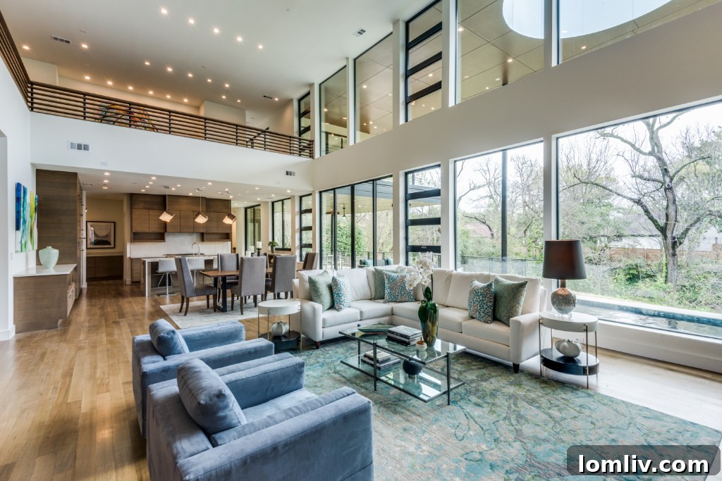 Light-filled interior spaces with architect-designed details in Strait Lane home