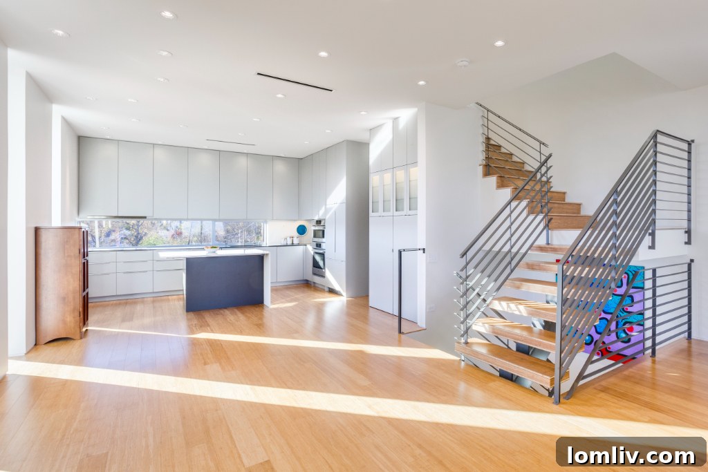 Bedrooms and living spaces designed to maximize exterior light at Wickmere Mews