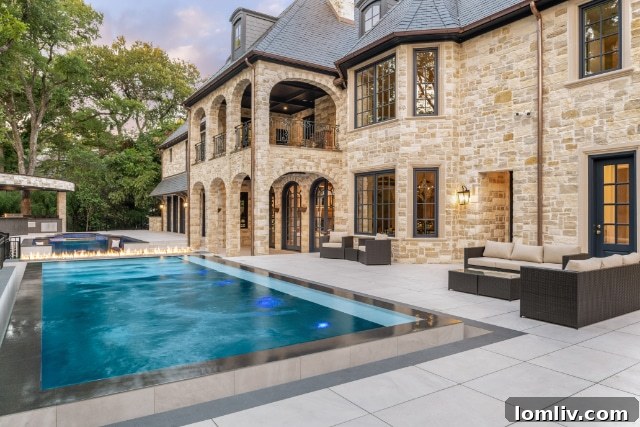 Aerial View of Luxury Estate with Adjacent Land - Audubon Place
