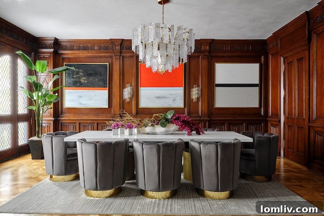 Sophisticated Study or Library in Dallas Luxury Home